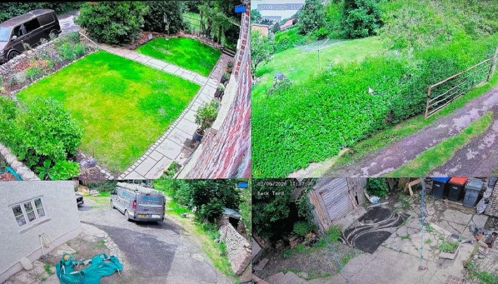 Live view from a multi-camera CCTV system